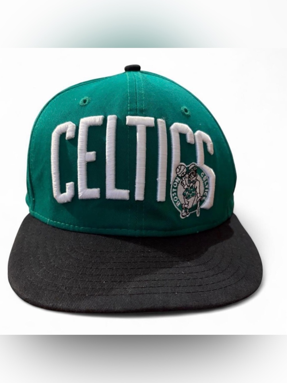 New Era NBA Boston Celtics green and black snapback cap